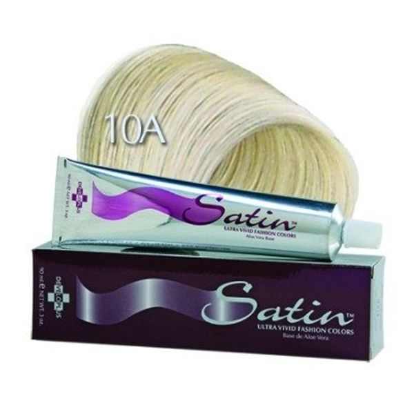 Developlus Satin Color #10A Ultra Light Ash Blonde 3 Ounce (88ml) (6 Pack)