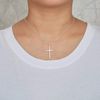Philip Jones Sterling Silver Cross Pendant Necklace