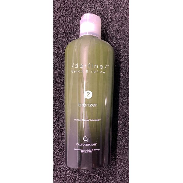 CALIFORNIA TAN DE-FINE STEP 2 BRONZER TANNING LOTION NEW