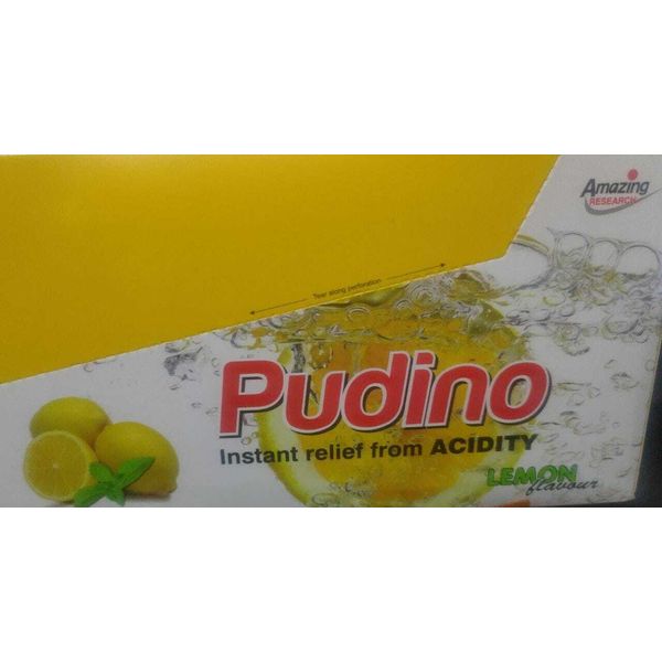 Pudino Instant relief from Acidity lemon Flavour 6 sachet 5gm x6 total-36sachet