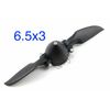 1 Set 6.5x4 Plastic Folding Propeller Assembly Aluminum Hub (3.17mm) (US SHIP)