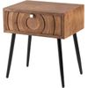 End Table, Mid Century Modern Nightstand, Wood Bedside Table, Accent Night Stand