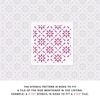 Bjorn Large Floor Stencils - Kitchen Decor, Stencil for Tiles