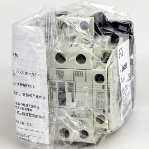 Mitsubishi Electric S-T25 AC100V 2a2b Electromagnetic Contactor (Auxiliary Contact: 2a2b) (Typical Rated 26A) (DIN Rail / Screw Mount) (Charging Section Protection Cover) NN