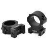 Vapor Horizontal 1 inch, High Matte Black, Scope Optic Rings