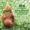 Hen Saver Hen Apron/Saddle, Double Strap, Small, Khaki