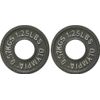 Ader Olympic Plate (Gray Hammertone Finished, 1.25 Lb)