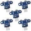 JJHXSM 5PCS IR Sensor Module with Indicator Light Intelligent Trolley Speed Sensor Module Optical Interrupt Sensor Motor Speed Detection for Trolley Distance Measurement