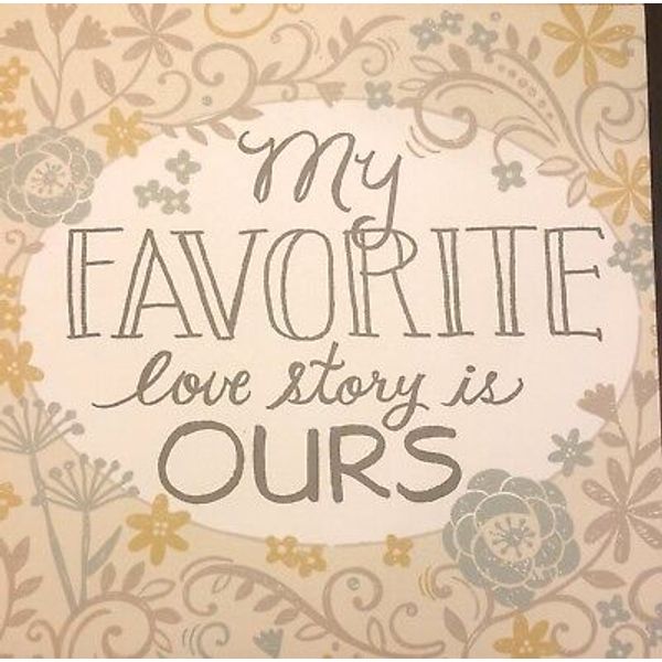 Canvas Wall art- My Favorite Love Story is Ours