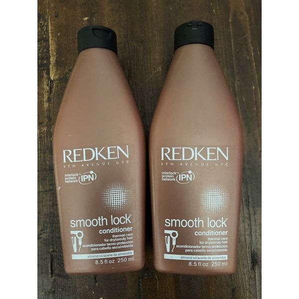 REDKEN SMOOTH LOCK Conditioner 8.5 oz Lot Of 2