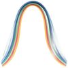 Quilling Paper Mixed Colors .125" 100/Pkg-Summer (6 Colors)