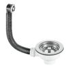 McAlpine BWSTOFSS 1�" Basket Strainer Waste and Overflow, Chrome