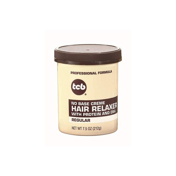 TCB No Base Creme Hair Relaxer Regular 7.5oz