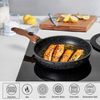 10Piece Nonstick Hammered Granite Kitchen Cookware Cooking Pots Pans Set Black