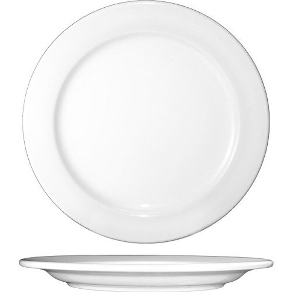 International Tableware 6.25" Dover Rolled Edge Round Plate European, 36/Case