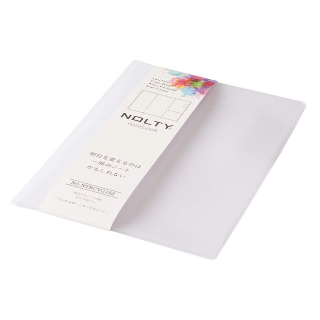 JMA Management Center NOLTY NTBCV2152 Notebook Cover, B6, Clear