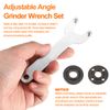 sourcing map 2pcs Angle Grinder Nut Angle Grinder Wrench Lock Nut Pin Replacement Spanners for Angle Grinder Table Grinder