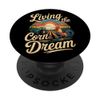 Living The Corn Dream Corn Farmer PopSockets Adhesive PopGrip