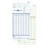 Pyramid Time Systems 42415 Genuine and Authentic Time Cards for 2500, 2600 & 2650 Auto Aligning Time Clocks, 100/Pk, Teal/Orange