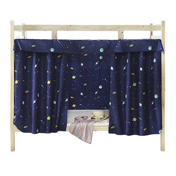 Cabin Bunk Bed Tent Curtain Cloth Dormitory Mid-sleeper Bed Canopy Spread Blackout Curtains Dustproof Mosquito Protection Screen Net