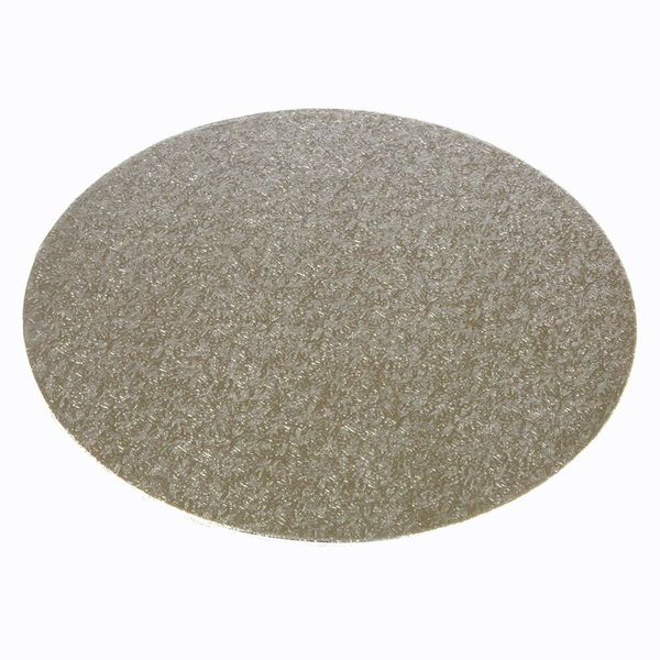 4" Silver Round Double Thick Cake Board (Pack of 10)