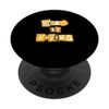 University Varsity-Gold Keep It Moving Yellow PopSockets Adhesive PopGrip
