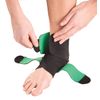 MUELLER Sports Medicine Green Adjustable Ankle Support Brace, Ankle Pain Relief Support for Men and Women, Ideal for Sprains, Strains, Arthritis, Black, One Size