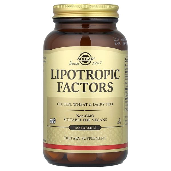 Lipotropic Factors, 100 Tablets