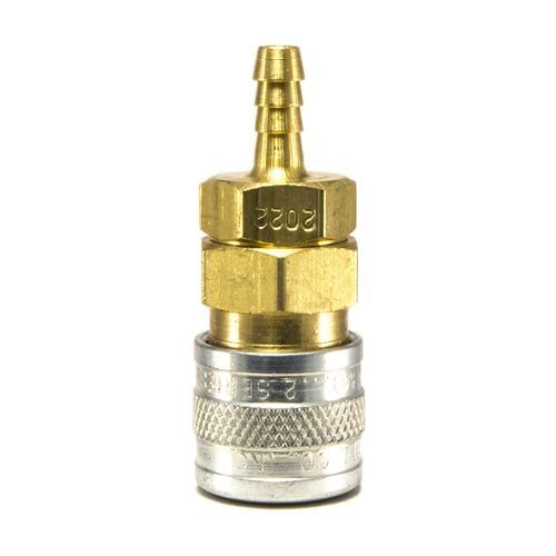 Foster 2 Series - Coupler, 1/8" Body, 1/8" Hose Barb - Industrial Interchange P/N 2022