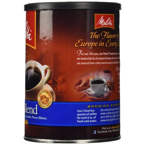 Melitta Classic Blend Medium Roast Ground Coffee, 11-Ounce (Pack Of 4)