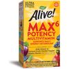 Alive! Max6 Potency Multivitamin, High Potency Antioxidant Vitamins A,C, E & B (