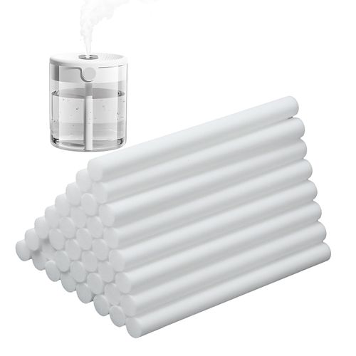 50 Pcs Humidifier Stick Filter Refill, Travel Air Diffuser Pure Wick, Mini Humidifier Filters Sticks Car Filters Replacement Wicks for Small Portable Humidifier Diffuser in Office Bedroom Home