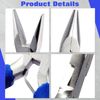 Speedwox Mini Pliers for Jewellery Making 3" Blue