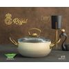 Cookware Set. Elite Bio Granite Coating. Non-stick. Ivory color.