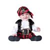 InCharacter Costumes, LLC Cap'n Stinker, Black/White/Red, Medium