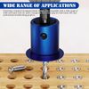 Faankiton 4PCS Hex Shank Countersink Drill Bit Set, Woodworking Countersink Drill Bits with Depth Stop, Woodworking Chamfer Counter Replaceable Drill Bits, HSS Reamer Chamfer Countersink Tool