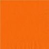 50 Plain Solid Colors Luncheon Dinner Napkins Paper - Orange