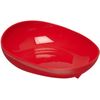 SP Ableware 745371004 Skidtrol Scooper Dish with Non-Skid Base, Red