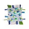 Blue & Green Dinosaurs and Crinkle Square