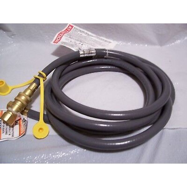 GAS GRILL 3/8 INCH  12 FT NATURAL GAS HOSE   NEW