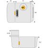 ABUS FTS3003 B AL0145 31736 Keyed-Alike Window Lock, Brown