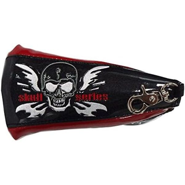 Golf Putter Cover Skull Design Pin Type Magnet Type