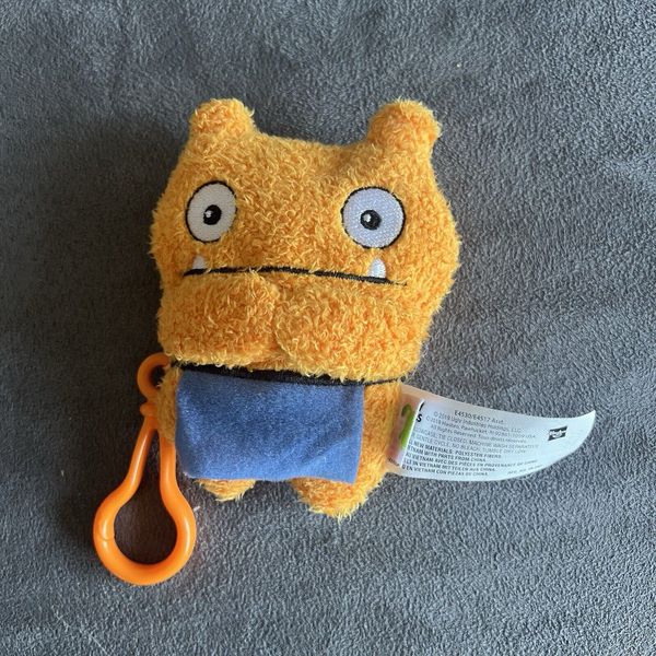 Ugly Dolls Wage Orange Plush Backpack Keychain Clip Stuffed Toy 2019 5"