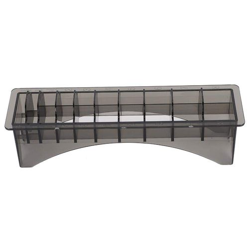 Guide Limit Comb Storage Box, 10 Grid Electric Hair Clipper Limit Comb Organiser Guide Storage Case for Hair Trimmer and Hair Trimmer