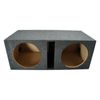 Car Audio Dual 12" Vented Subwoofer Stereo Sub Box Ported Enclosure Speaker