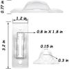 Childproof Light Switch Guard - 6 Pack Clear Lock for Safety and Security