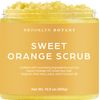 Brooklyn Botany Dead Sea Salt and Sweet Orange Body Scrub - Moisturizing and Exfoliating Body, Face, Hand, Foot Scrub - Fights Stretch Marks, Fine Lines, Wrinkles - Great Gifts for Women & Men - 10.5 oz