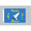 Everflag Flagge 90 x 150 : Friedensflagge mit Taube