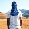 3PCS Silky Durags Pack for Men Waves, Satin Doo Rag, Award 1 Wave Cap,B