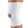 CHAMPION Knee Brace Flexible Stays Knit Elastic, White, Large